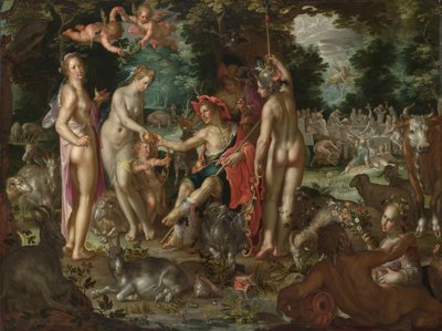 Il giudizio di Paride da Joachim Wtewael or Utewael